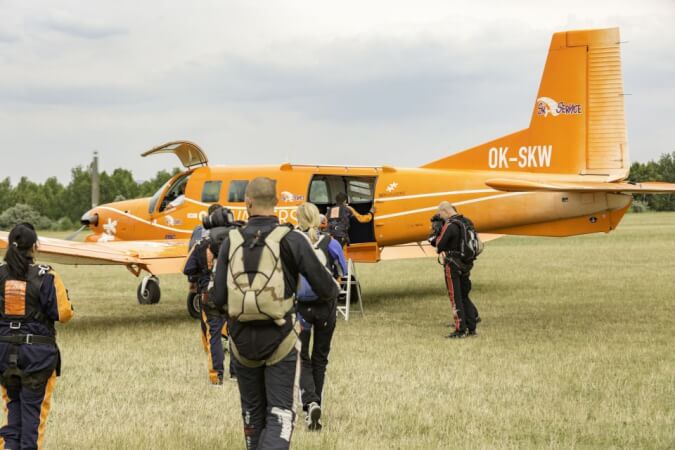 Tandem Skydiving Adventure in Prague