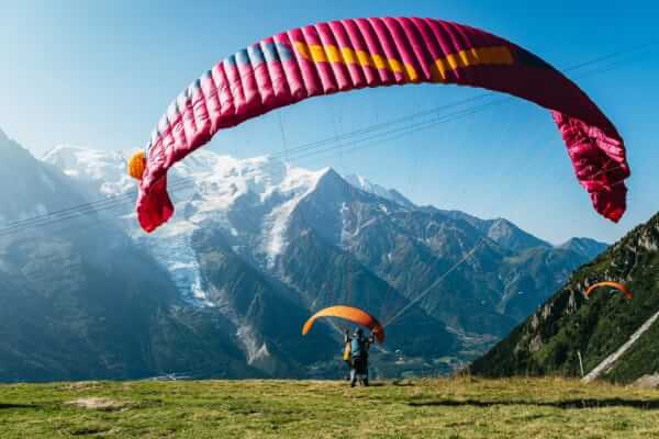 Tandem Paragliding Flight in Chamonix