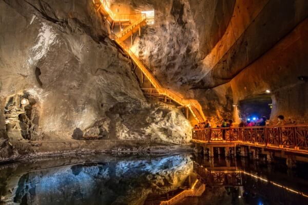 Explore the underground labyrinth of the Wieliczka Salt Mines on a day trip from Krakow